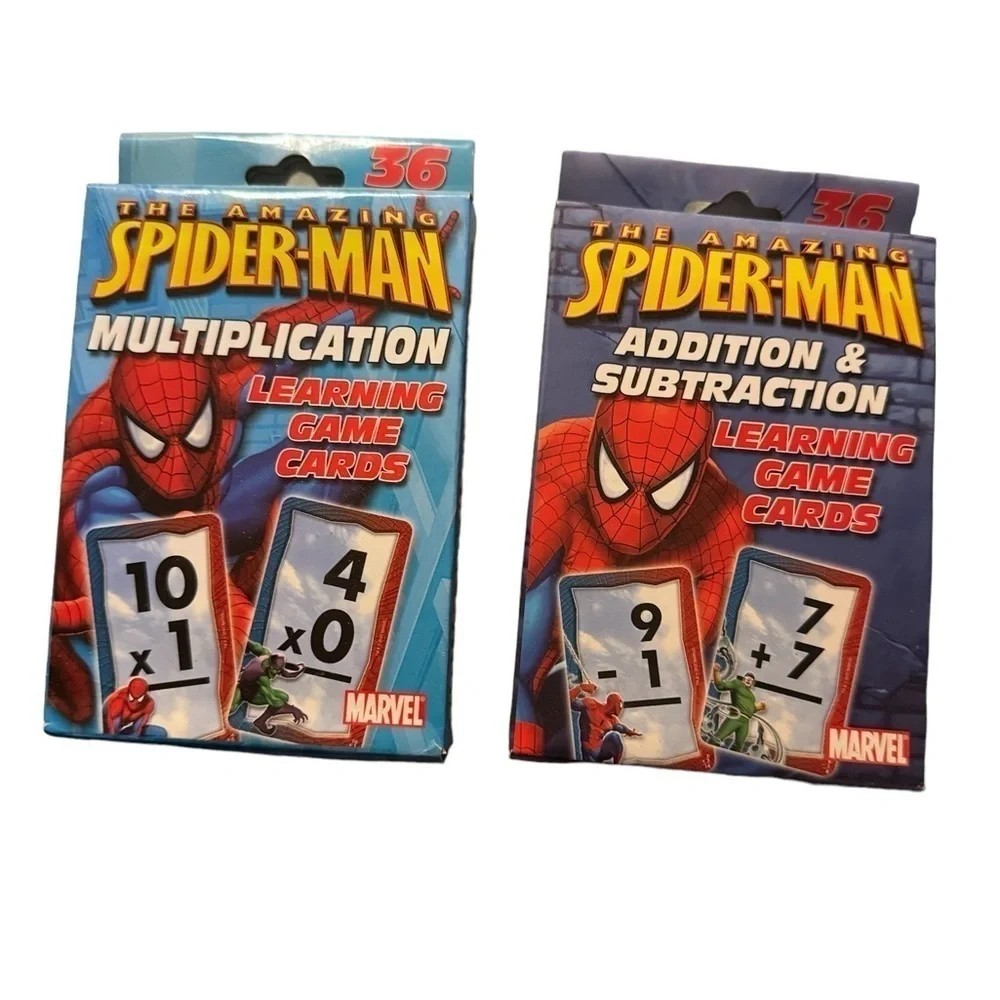 Spider-man learning cards bundle